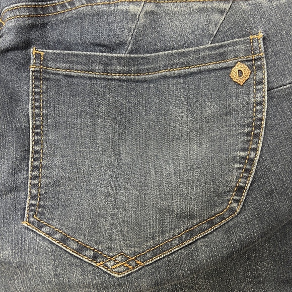 Democracy Jeans Womens 18W Blue Ab Solution Ankle Skimmer Curve Equality Stretch - Picture 8 of 13